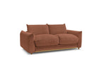 Ernest - Canapé Droit Convertible 3 Places - Tissu Velours Côtelé