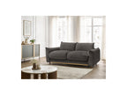 Ernest - Canapé Droit Convertible 3 Places - Tissu Velours Côtelé