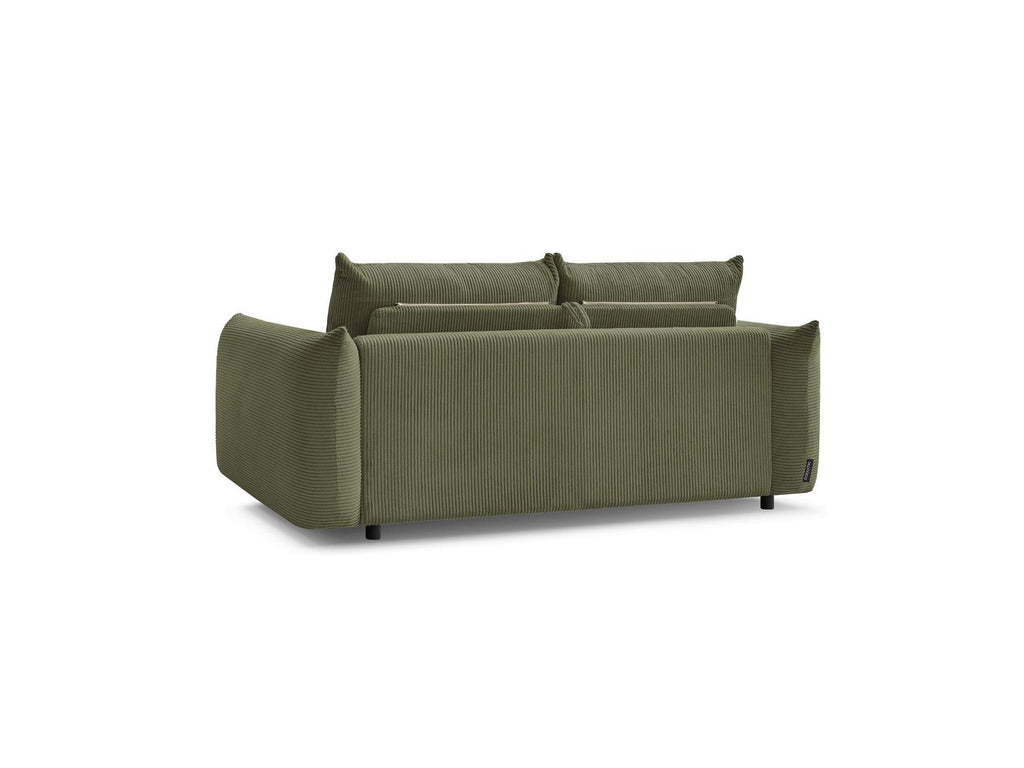 Ernest - Canapé Droit Convertible 3 Places - Tissu Velours Côtelé
