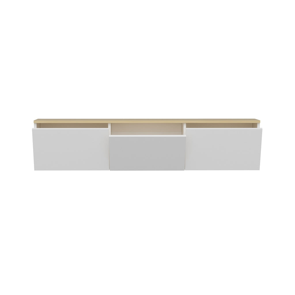 Mueble de TV Neon - Blanco / Roble