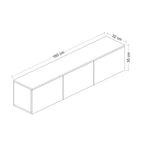 Mueble de TV Neon - Blanco / Roble