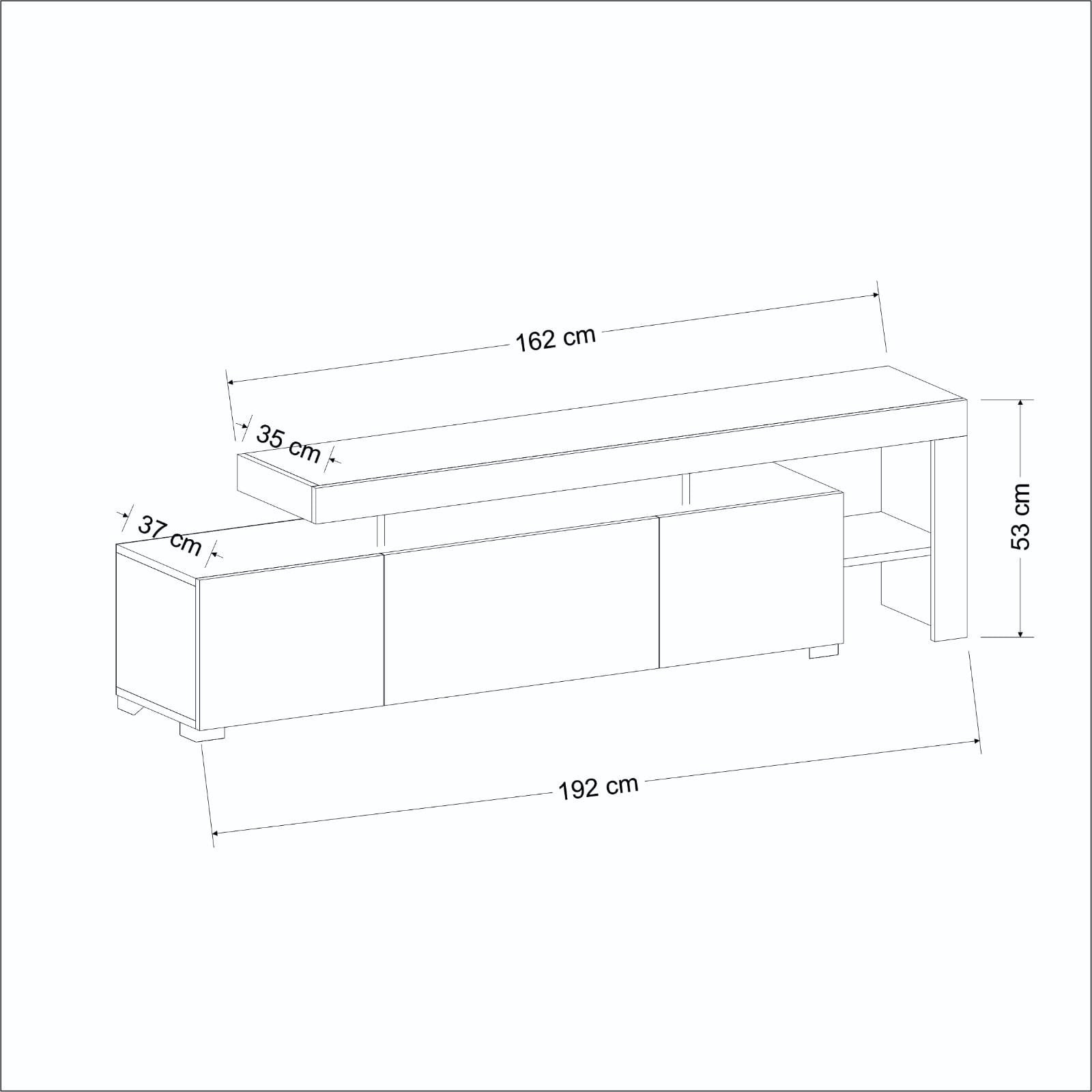 TV Units Beliz - White