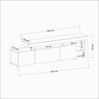 TV Units Beliz - White