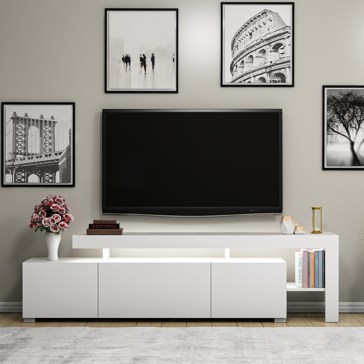 TV Units Beliz - White