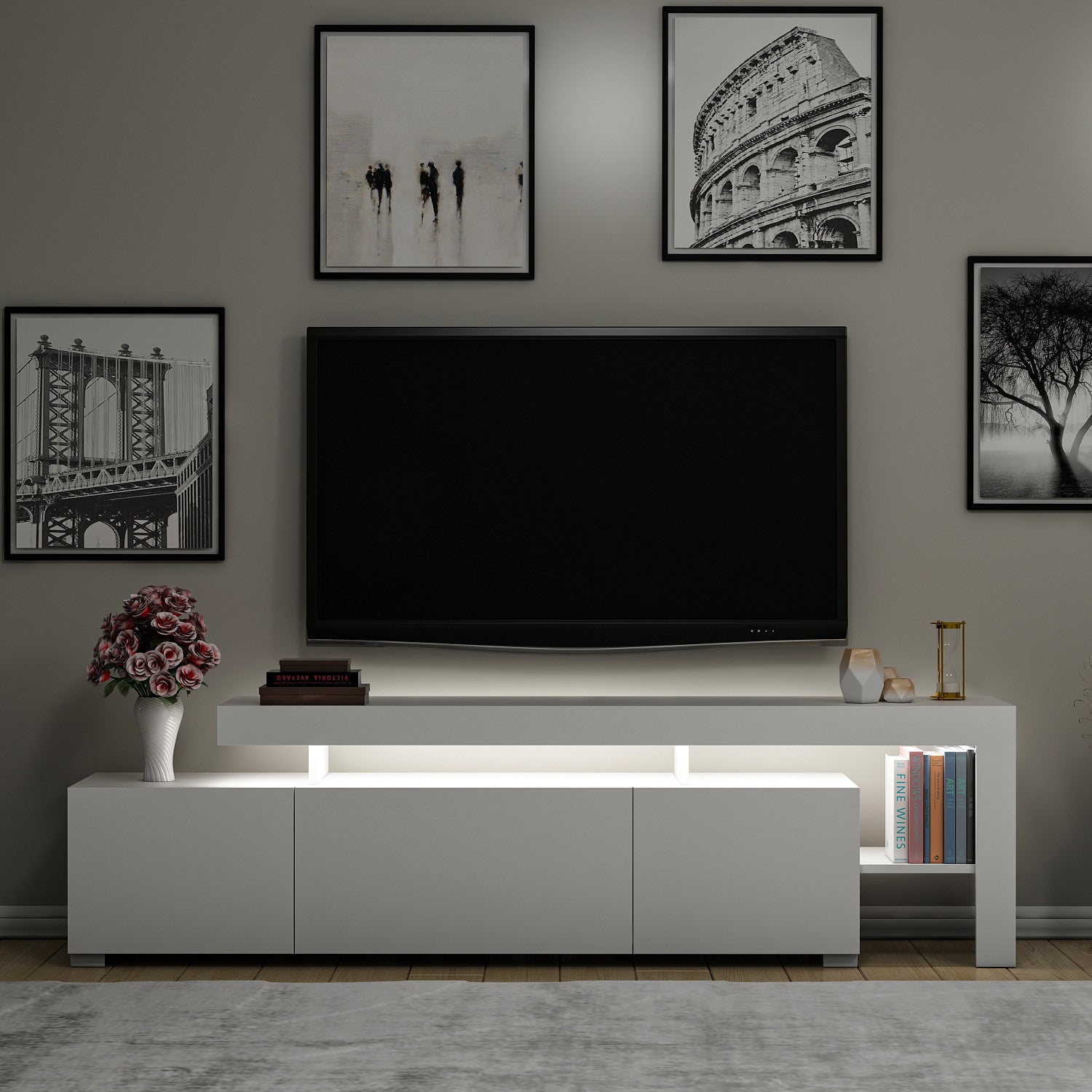 TV Units Beliz - White