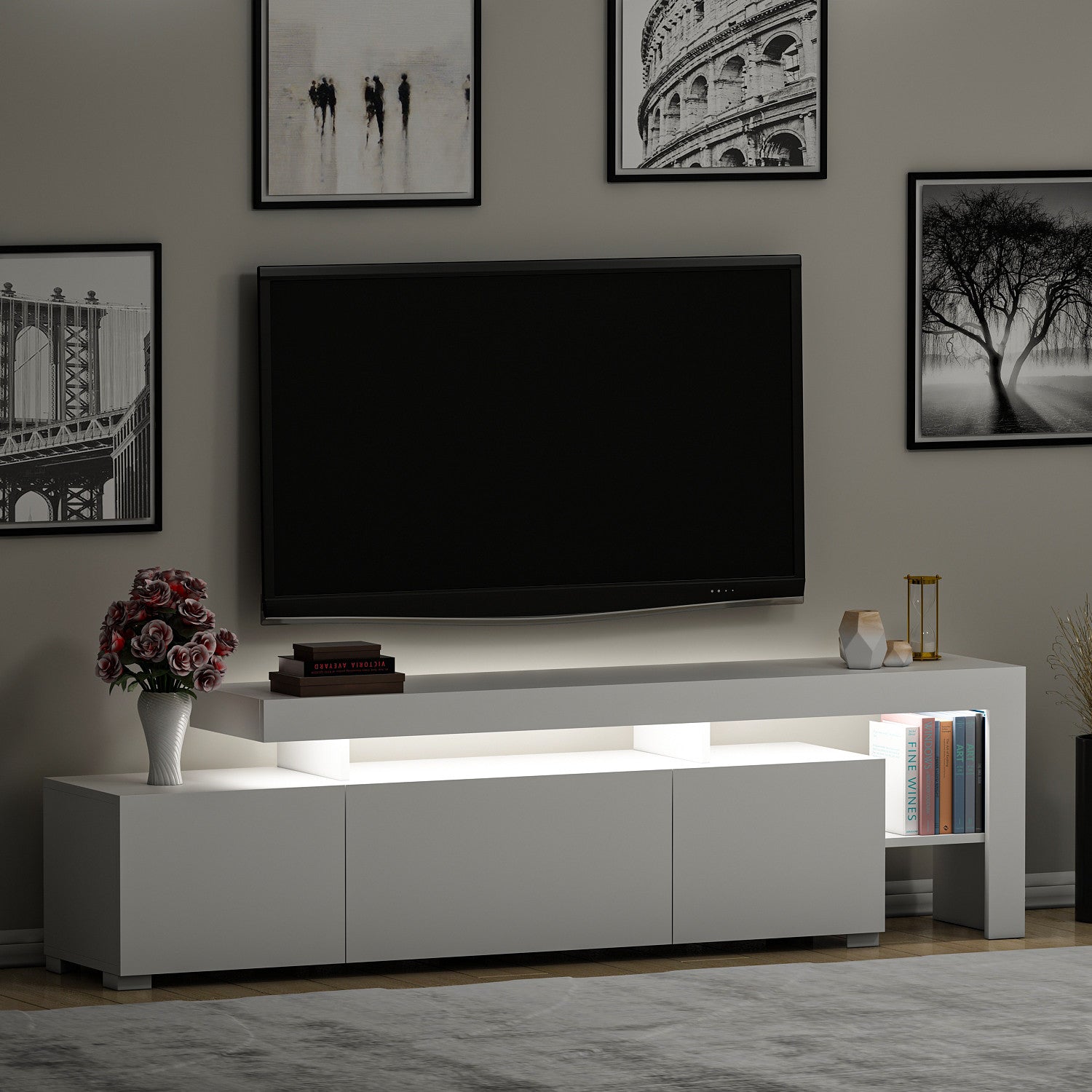 TV Units Beliz - White
