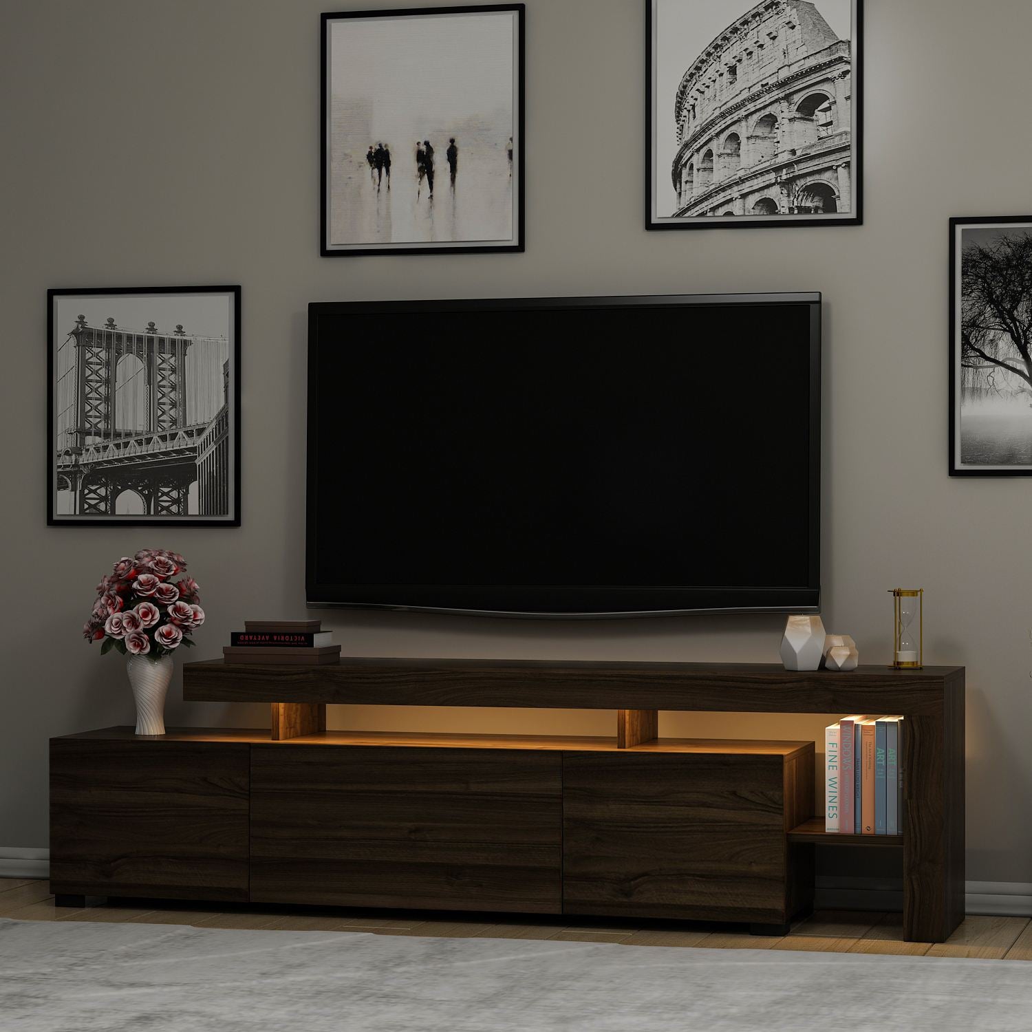 Mueble TV Beliz - Nogal