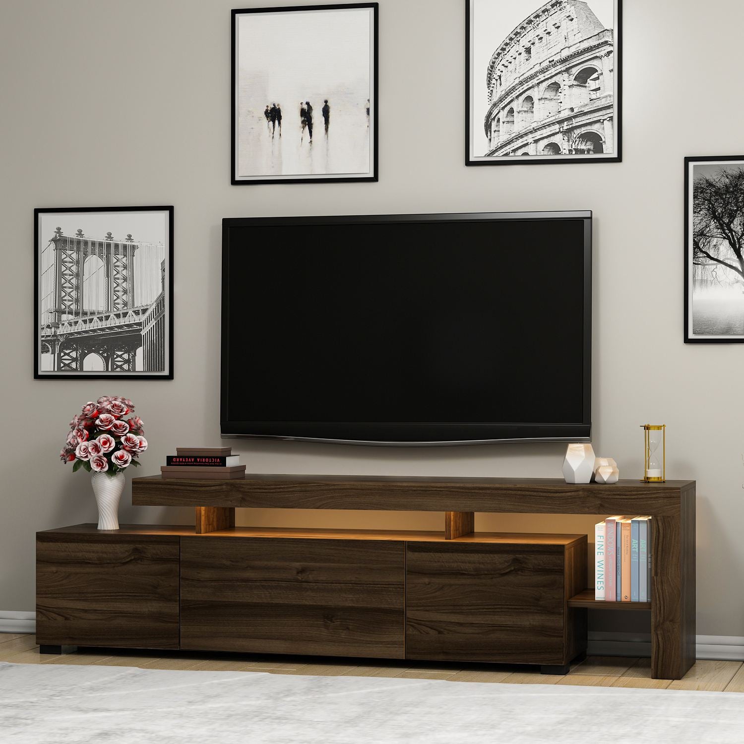 Mueble TV Beliz - Nogal