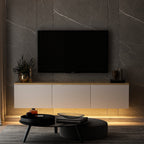 Meuble Tv Neon - Blanc / Chêne