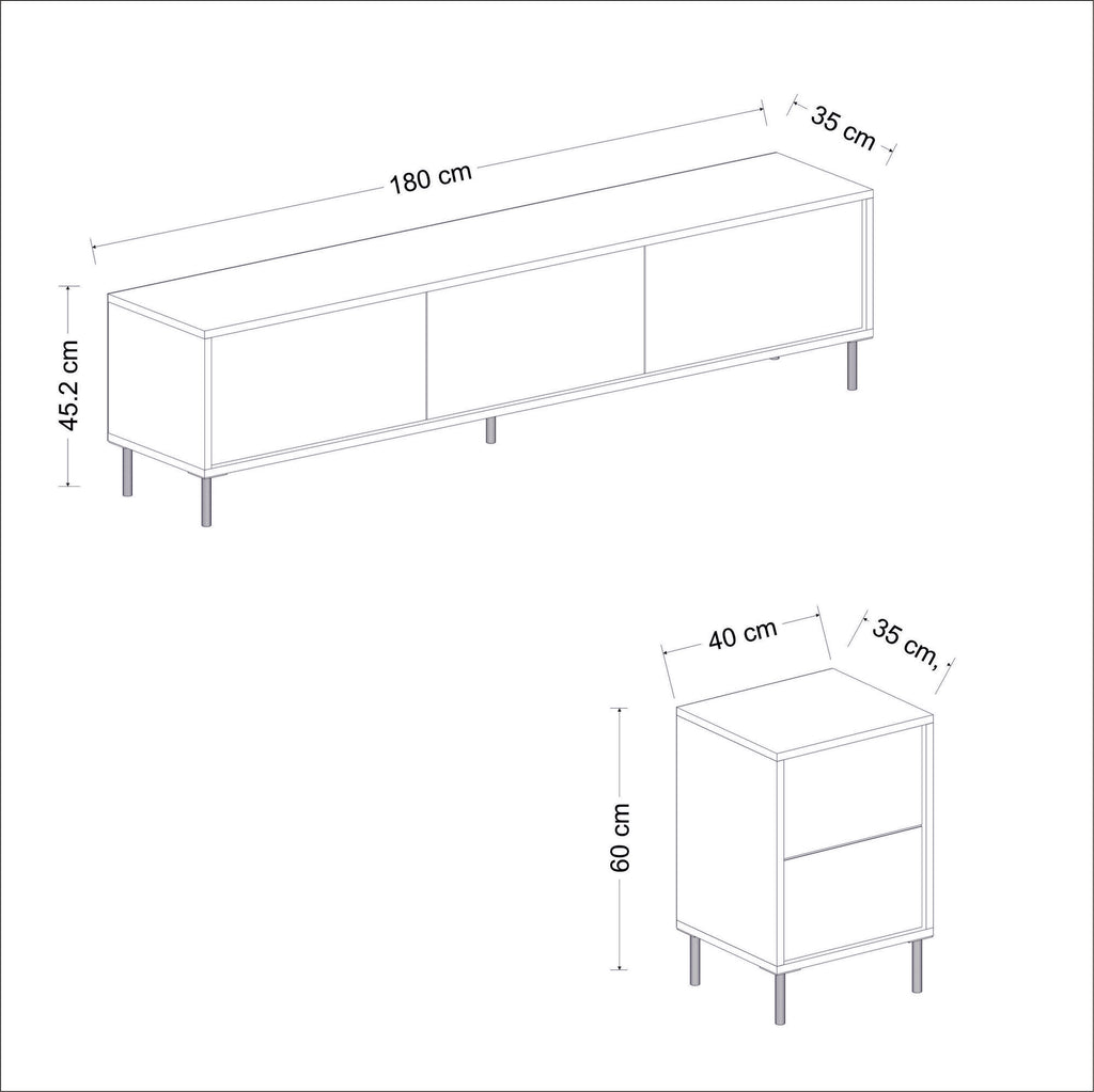 Mueble de TV Imaj - Antracita