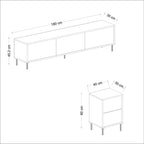 Mueble de TV Imaj - Antracita