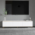Muebles de TV Imaj - Mármol Blanco / Dorado