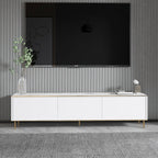Muebles de TV Imaj - Mármol Blanco / Dorado