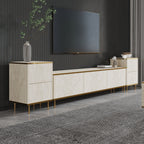 Muebles de TV Imaj - Travertino / Dorado