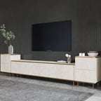 Muebles de TV Imaj - Travertino / Dorado