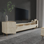 Muebles de TV Imaj - Travertino / Dorado