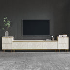 Muebles de TV Imaj - Travertino / Dorado
