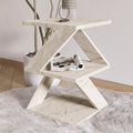 Albeni Side Table - Travertine