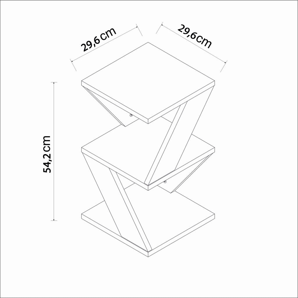 Albeni Side Table - Travertine