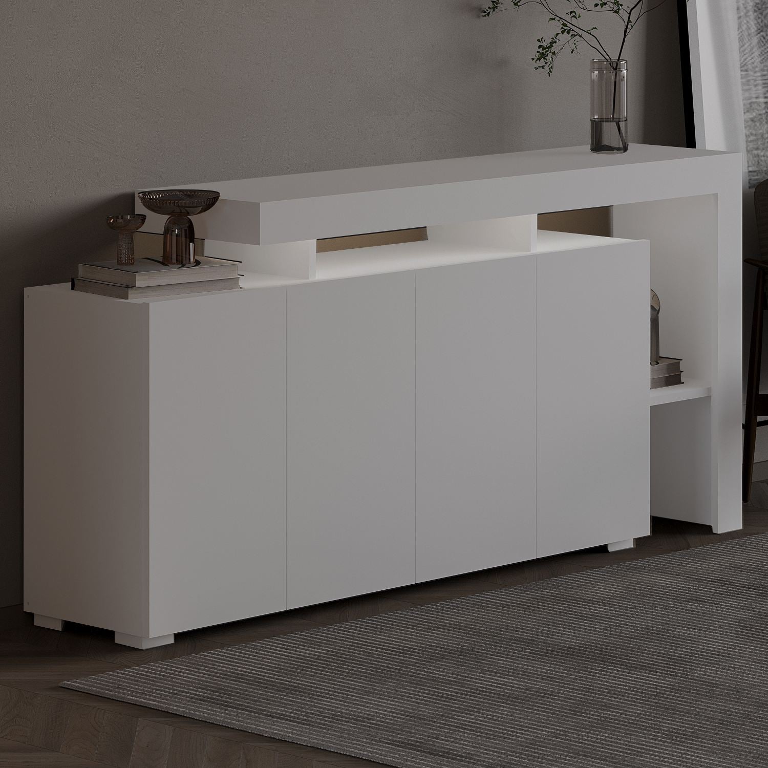 Beliz Console Table - White