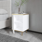 Bedside Tables Imaj - White / Gold