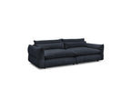 Neil - Canapé Droit Fixe 3 Places - Tissu Texturé