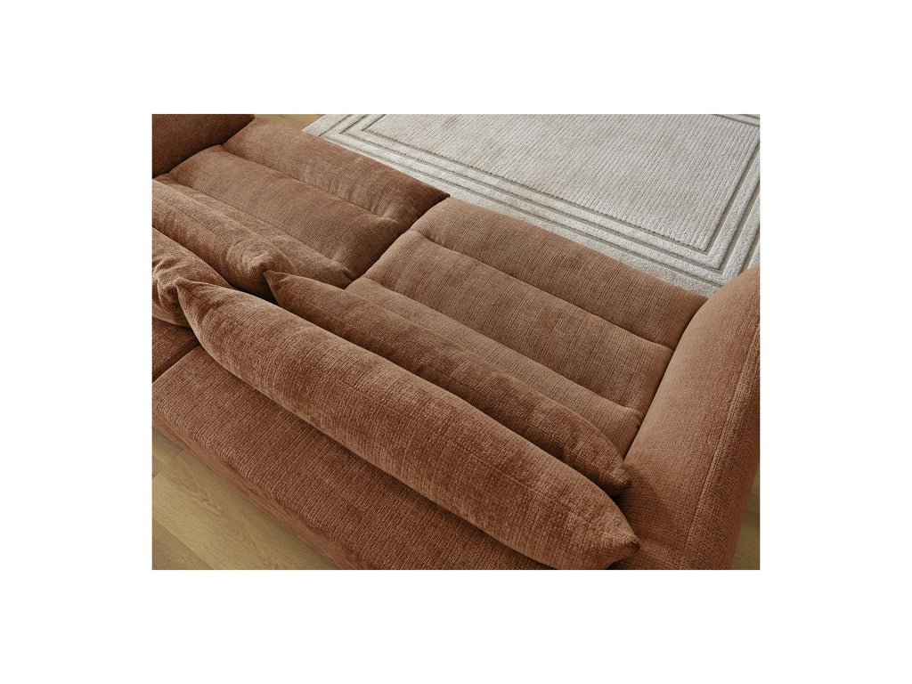 Neil - Canapé Droit Fixe 3 Places - Tissu Texturé