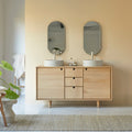 Jonàk - Mueble bajo lavabo - Roble - Natural
