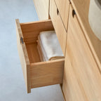 Jonàk - Mueble bajo lavabo - Roble - Natural