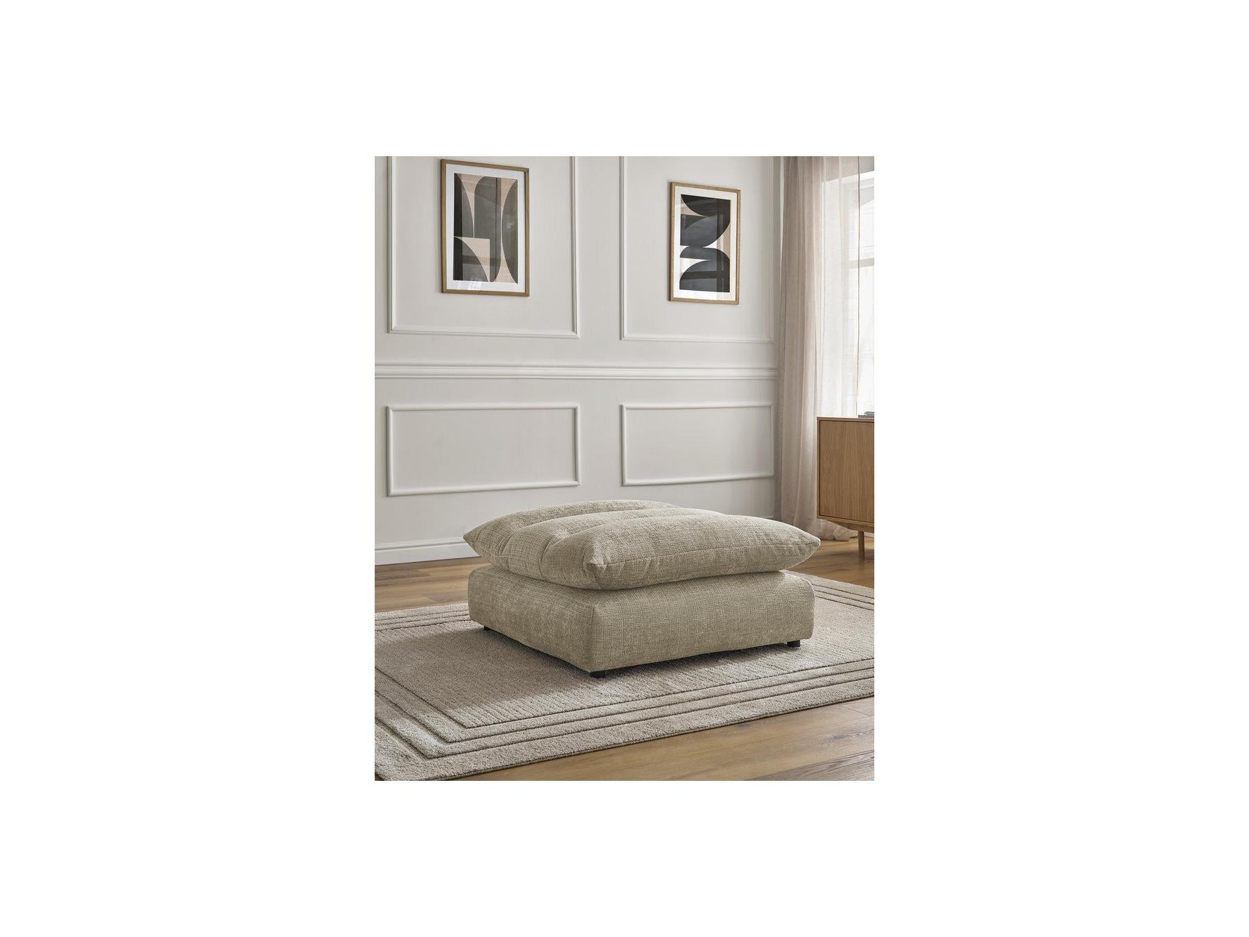 Neil - Pouf - Tissu Texturé