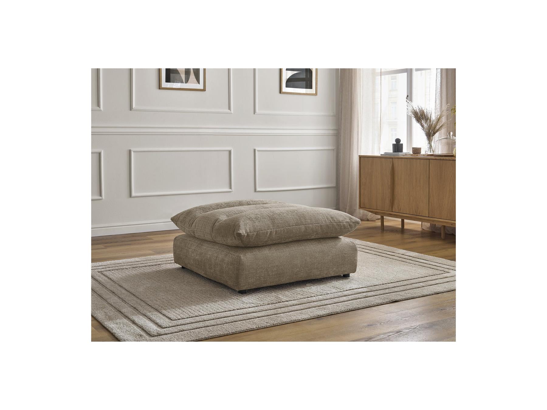 Neil - Pouf - Tissu Texturé