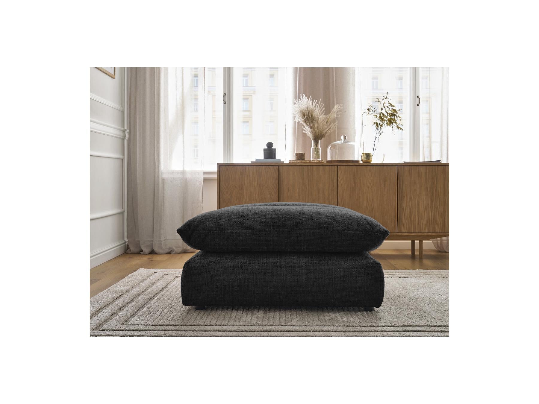 Neil - Pouf - Tissu Texturé