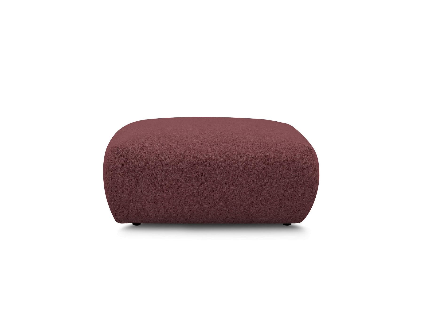 Voltaire - Pouf Carré - Tissu Chiné