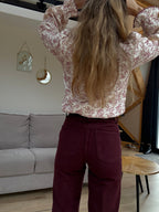 Windy Jeans Burgundy