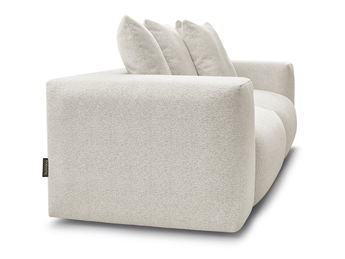 Voltaire - Canapé Droit Fixe Modulable - Tissu Chiné