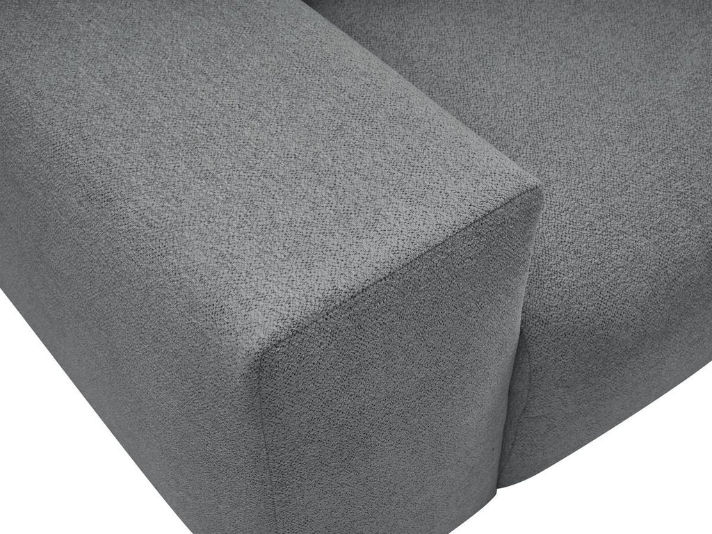 Voltaire - Canapé D'Angle Fixe Réversible - Tissu Chiné