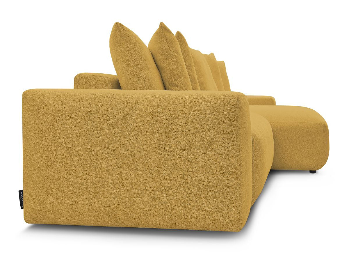 Voltaire - Canapé D'Angle Fixe Réversible - Tissu Chiné