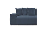 Voltaire - Canapé Droit Convertible Coffre - Tissu Chiné