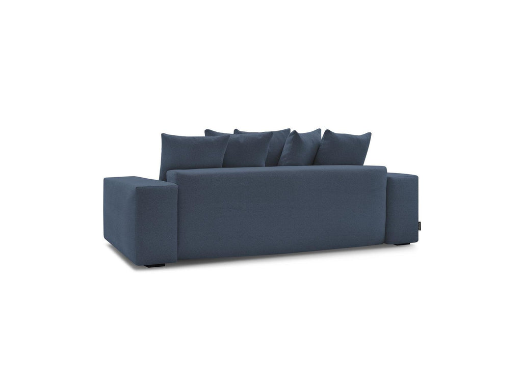 Voltaire - Canapé Droit Convertible Coffre - Tissu Chiné
