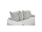 Voltaire - Canapé Droit Convertible Coffre - Tissu Chiné