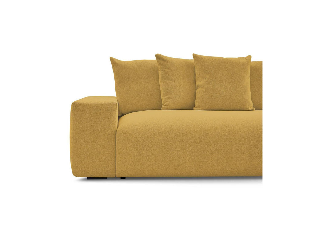 Voltaire - Canapé Droit Convertible Coffre - Tissu Chiné