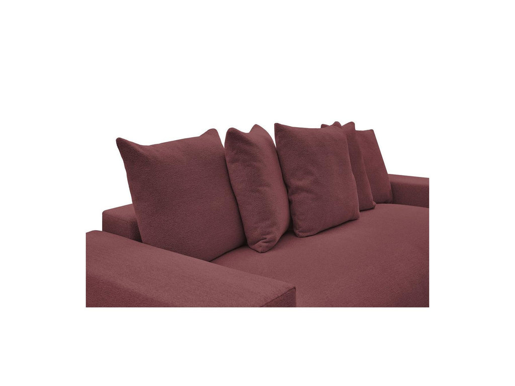 Voltaire - Canapé Droit Convertible Coffre - Tissu Chiné