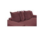 Voltaire - Canapé Droit Convertible Coffre - Tissu Chiné
