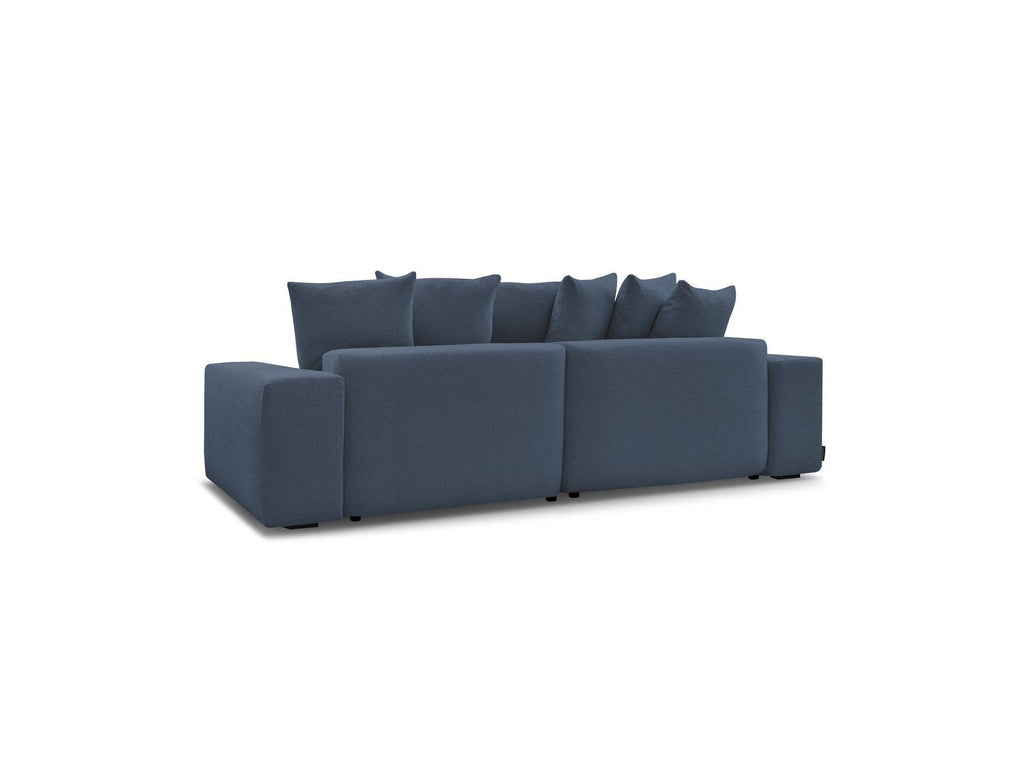 Voltaire - Canapé D'Angle Convertible Réversible Coffre - Tissu Chiné
