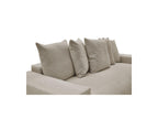 Voltaire - Canapé Droit Convertible Coffre - Tissu Chiné