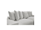 Voltaire - Canapé D'Angle Convertible Réversible Coffre - Tissu Chiné