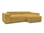 Voltaire - Canapé D'Angle Convertible Réversible Coffre - Tissu Chiné
