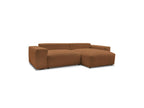 Voltaire - Canapé D'Angle Convertible Réversible Coffre - Tissu Chiné
