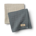 Lot De 2 Mousselines Kaya - Stormy Weather - Bébé