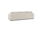 Belair - Canapé D'Angle Fixe Réversible Compact - Tissu